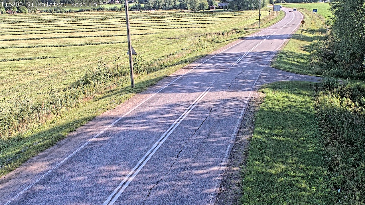 Weather Camera Image Väg 800 Siikalatva Kestilä, Siikalatva, Pohjois-Pohjanmaa