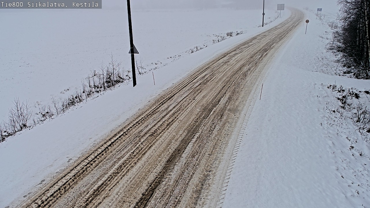 Weather Camera Image Road 800 Siikalatva Kestilä, Siikalatva, Pohjois-Pohjanmaa