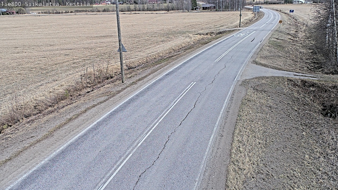 Weather Camera Image Road 800 Siikalatva Kestilä, Siikalatva, Pohjois-Pohjanmaa
