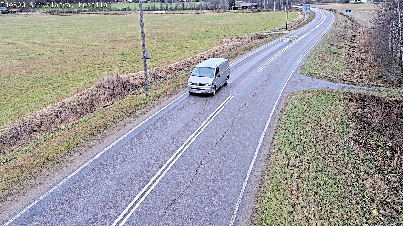 Weather Camera Image Väg 800 Siikalatva Kestilä, Siikalatva, Pohjois-Pohjanmaa