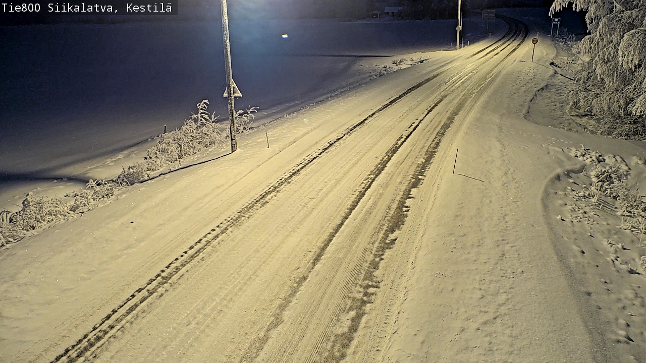 Weather Camera Image Road 800 Siikalatva Kestilä, Siikalatva, Pohjois-Pohjanmaa