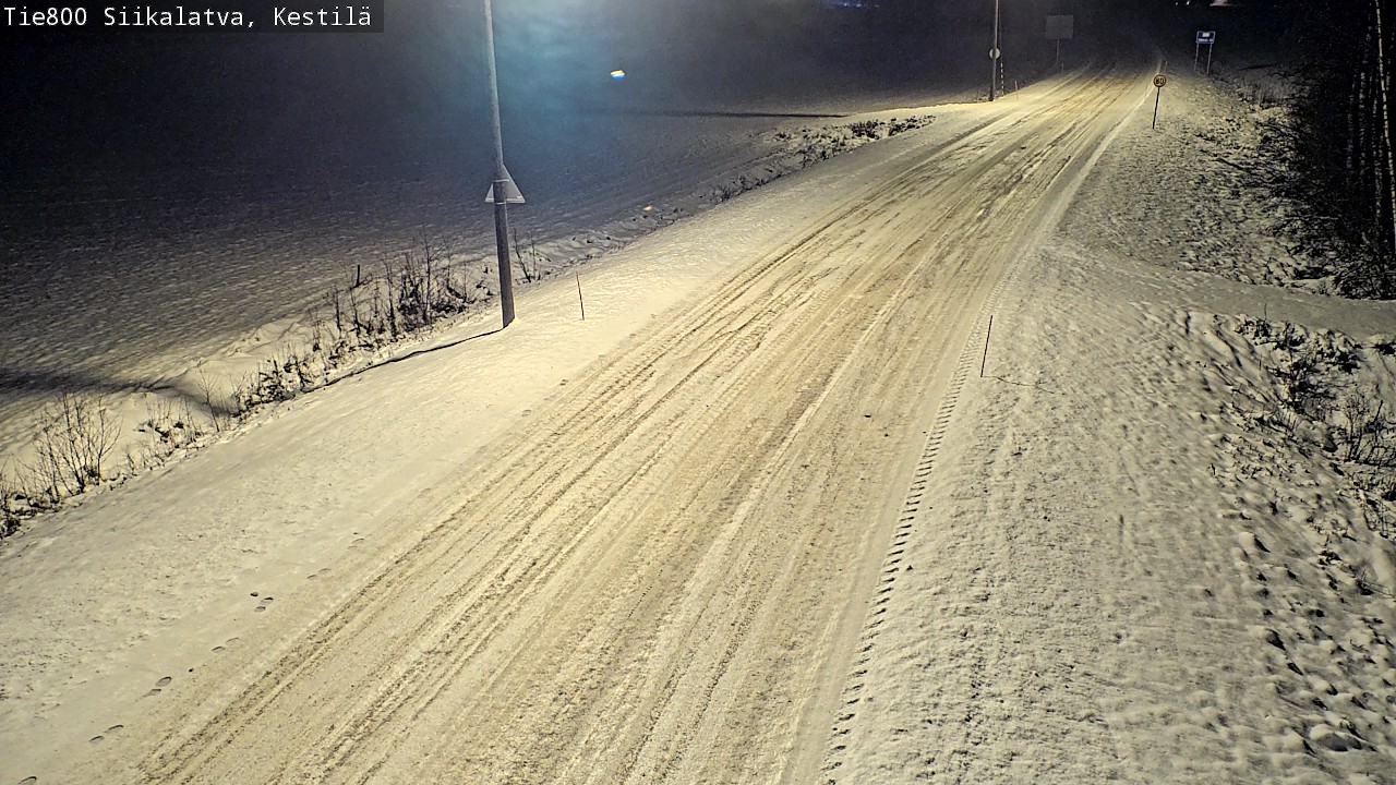 Weather Camera Image Road 800 Siikalatva Kestilä, Siikalatva, Pohjois-Pohjanmaa