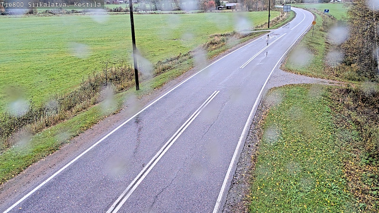 Weather Camera Image Väg 800 Siikalatva Kestilä, Siikalatva, Pohjois-Pohjanmaa