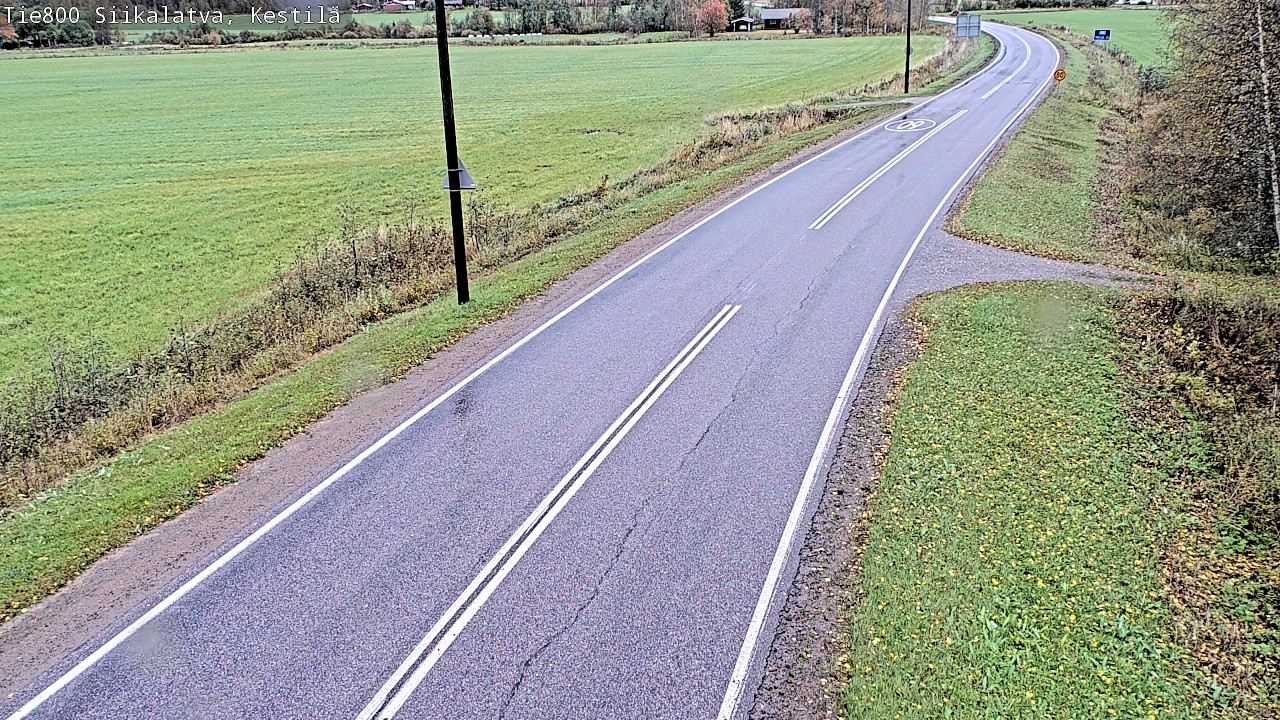 Weather Camera Image Road 800 Siikalatva Kestilä, Siikalatva, Pohjois-Pohjanmaa