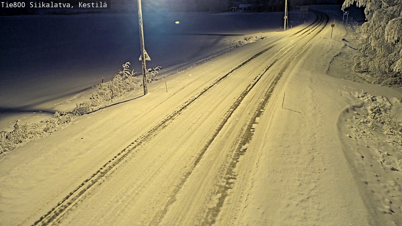 Weather Camera Image Road 800 Siikalatva Kestilä, Siikalatva, Pohjois-Pohjanmaa