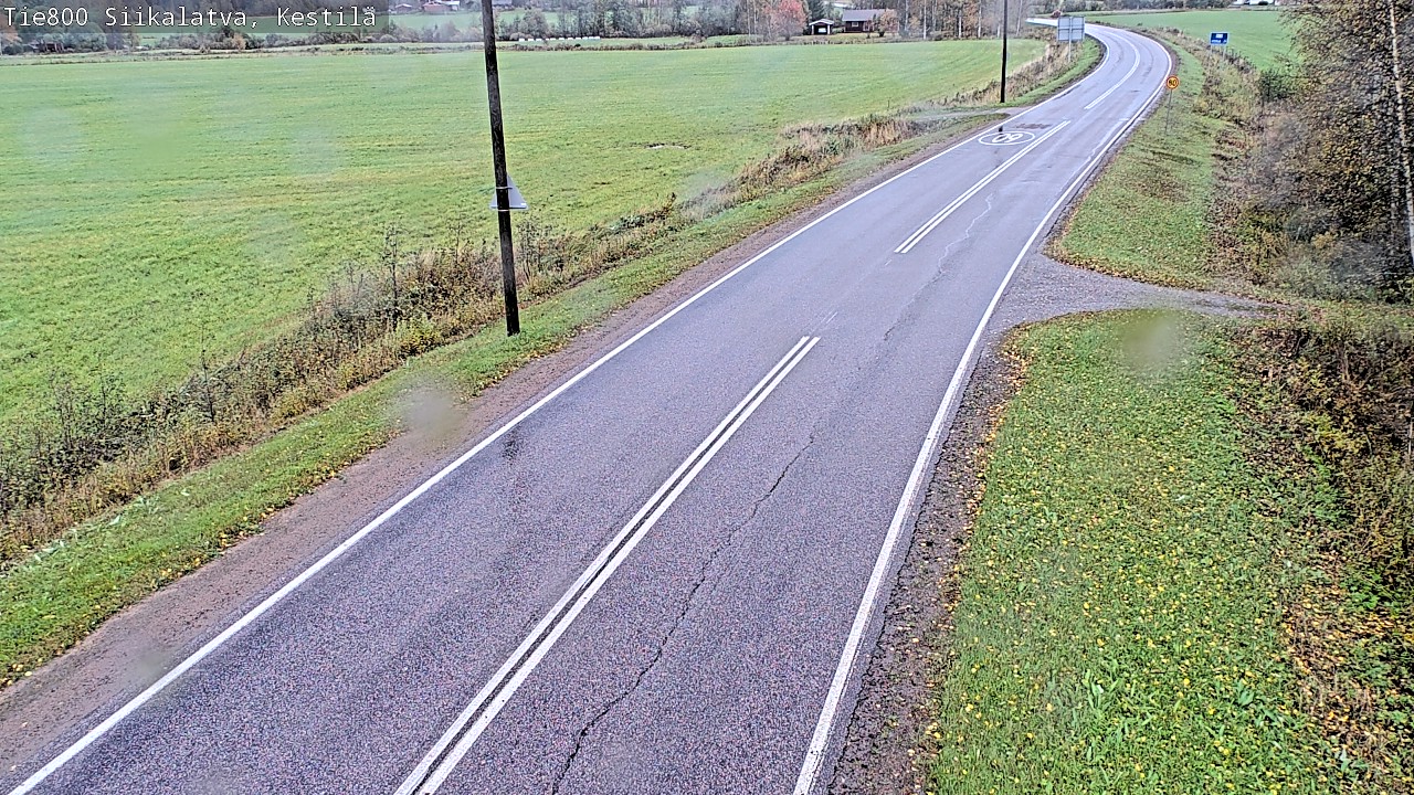 Weather Camera Image Road 800 Siikalatva Kestilä, Siikalatva, Pohjois-Pohjanmaa