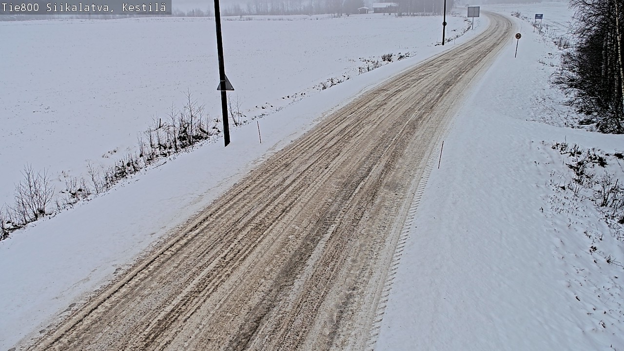 Weather Camera Image Road 800 Siikalatva Kestilä, Siikalatva, Pohjois-Pohjanmaa