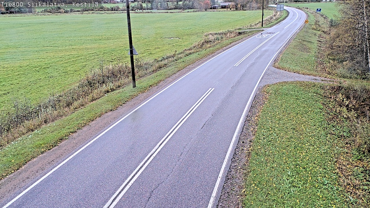 Weather Camera Image Road 800 Siikalatva Kestilä, Siikalatva, Pohjois-Pohjanmaa