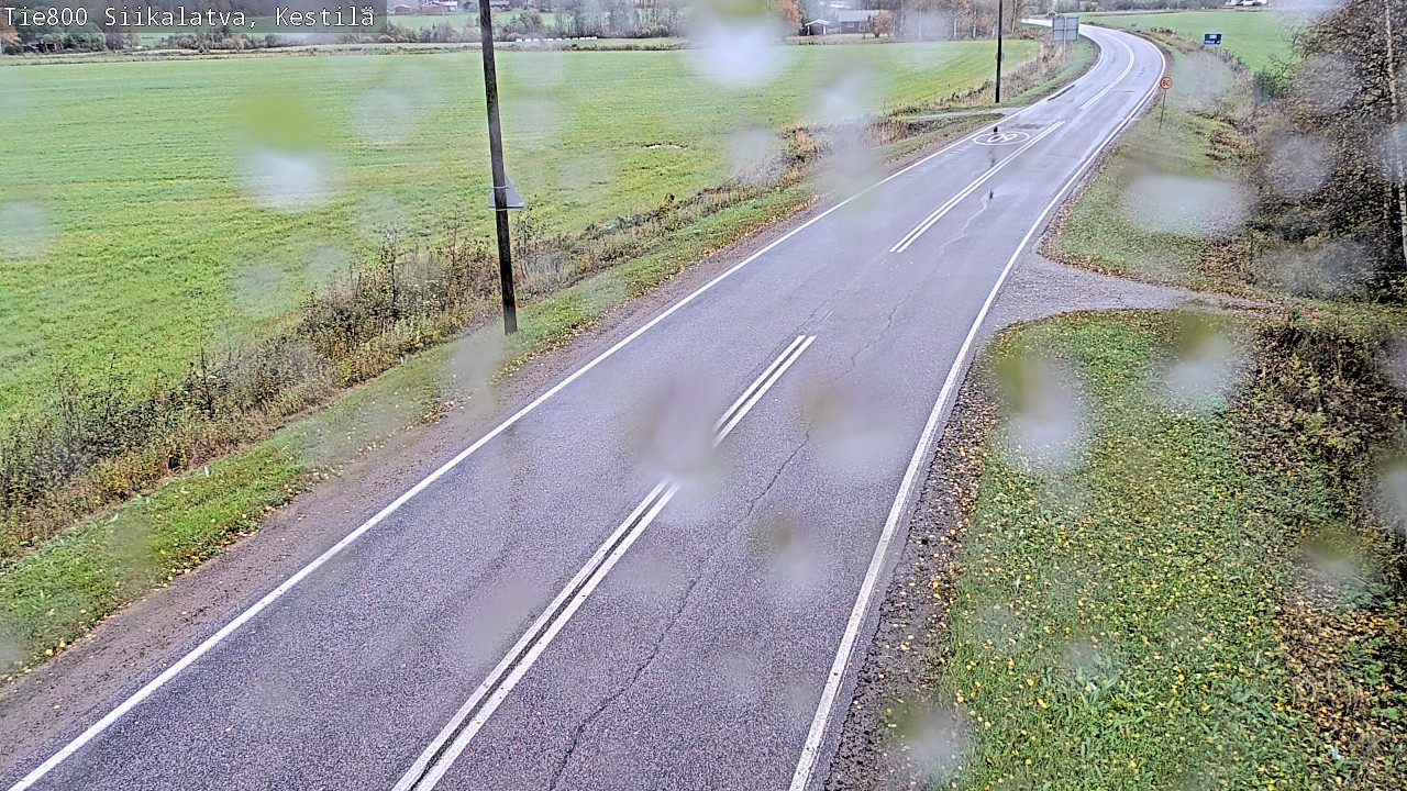 Weather Camera Image Road 800 Siikalatva Kestilä, Siikalatva, Pohjois-Pohjanmaa