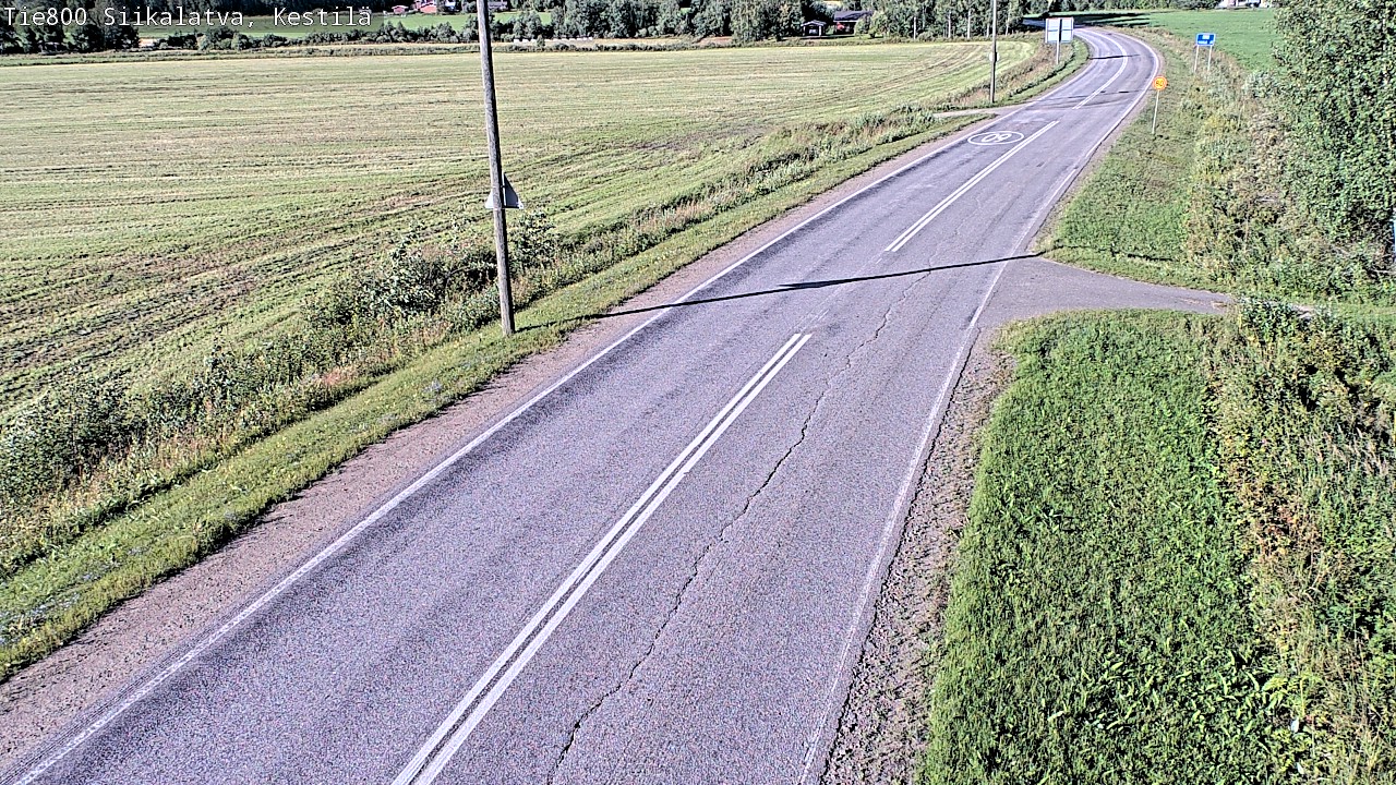 Weather Camera Image Väg 800 Siikalatva Kestilä, Siikalatva, Pohjois-Pohjanmaa
