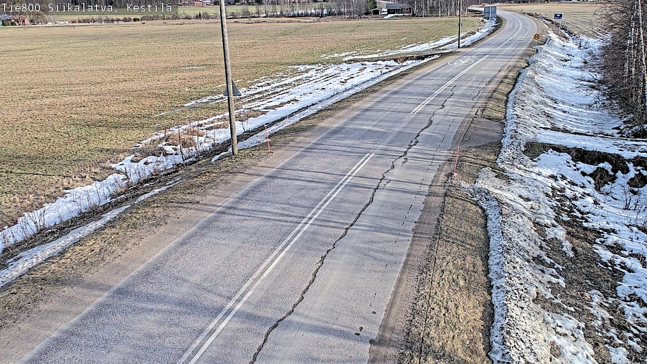 Weather Camera Image Road 800 Siikalatva Kestilä, Siikalatva, Pohjois-Pohjanmaa