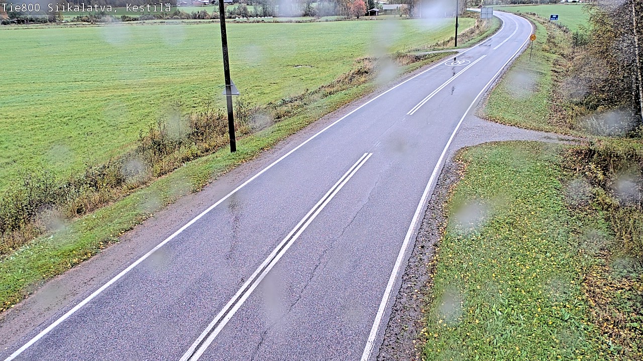 Weather Camera Image Road 800 Siikalatva Kestilä, Siikalatva, Pohjois-Pohjanmaa