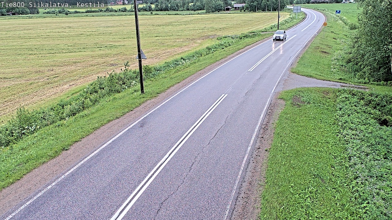 Weather Camera Image Road 800 Siikalatva Kestilä, Siikalatva, Pohjois-Pohjanmaa