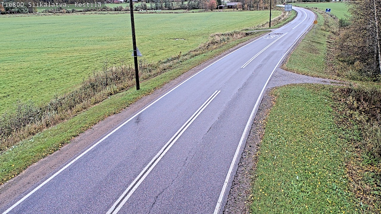 Weather Camera Image Road 800 Siikalatva Kestilä, Siikalatva, Pohjois-Pohjanmaa