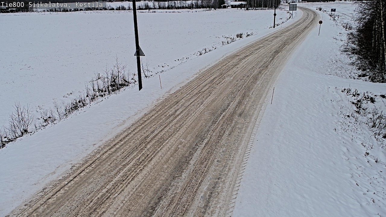 Weather Camera Image Road 800 Siikalatva Kestilä, Siikalatva, Pohjois-Pohjanmaa