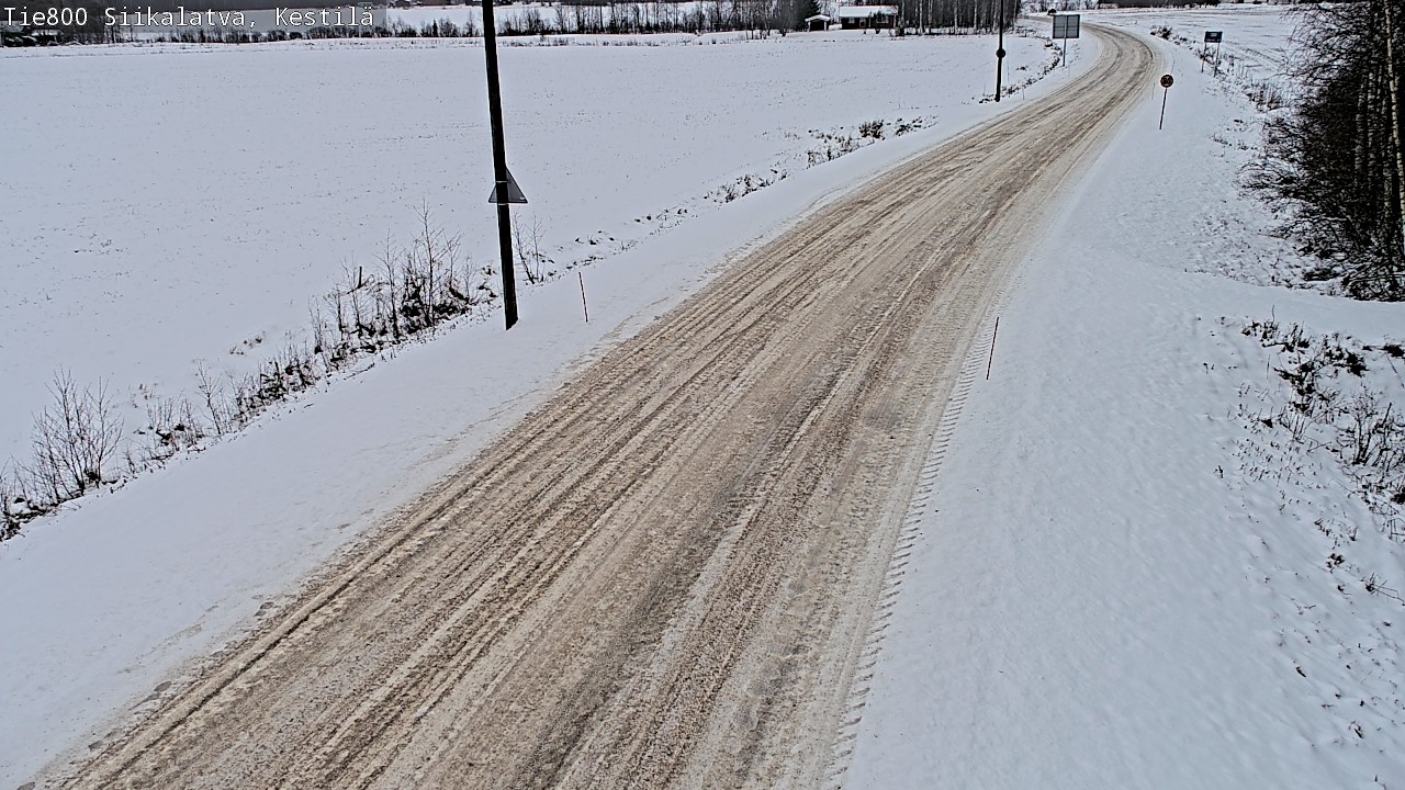 Weather Camera Image Road 800 Siikalatva Kestilä, Siikalatva, Pohjois-Pohjanmaa