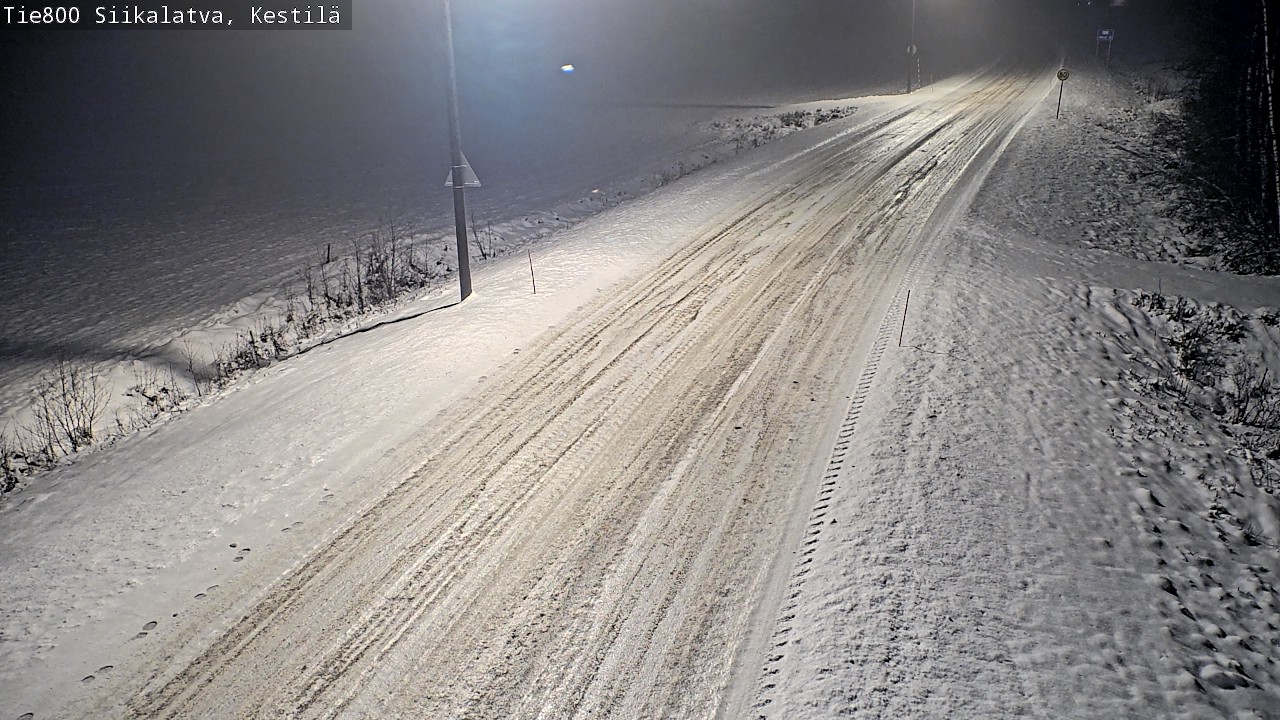 Weather Camera Image Road 800 Siikalatva Kestilä, Siikalatva, Pohjois-Pohjanmaa