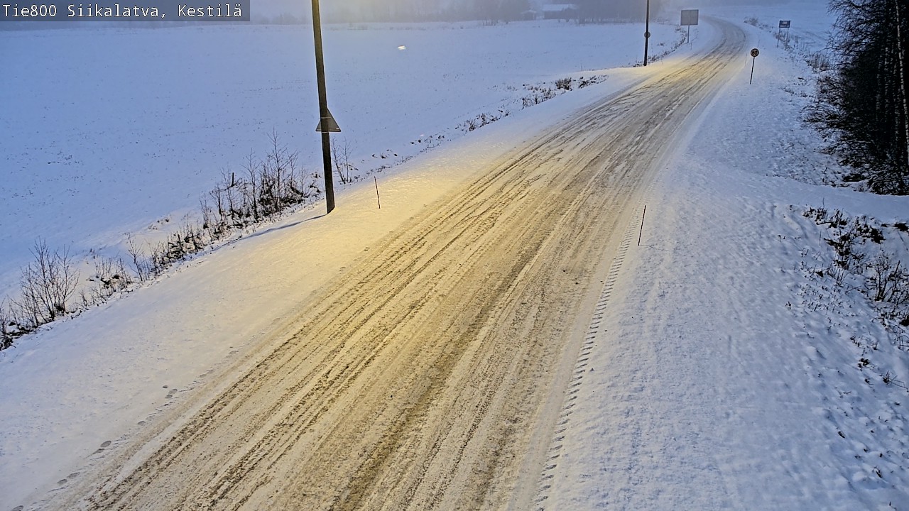 Weather Camera Image Road 800 Siikalatva Kestilä, Siikalatva, Pohjois-Pohjanmaa