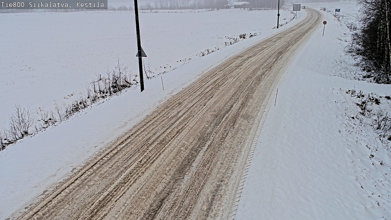 Weather Camera Image Road 800 Siikalatva Kestilä, Siikalatva, Pohjois-Pohjanmaa