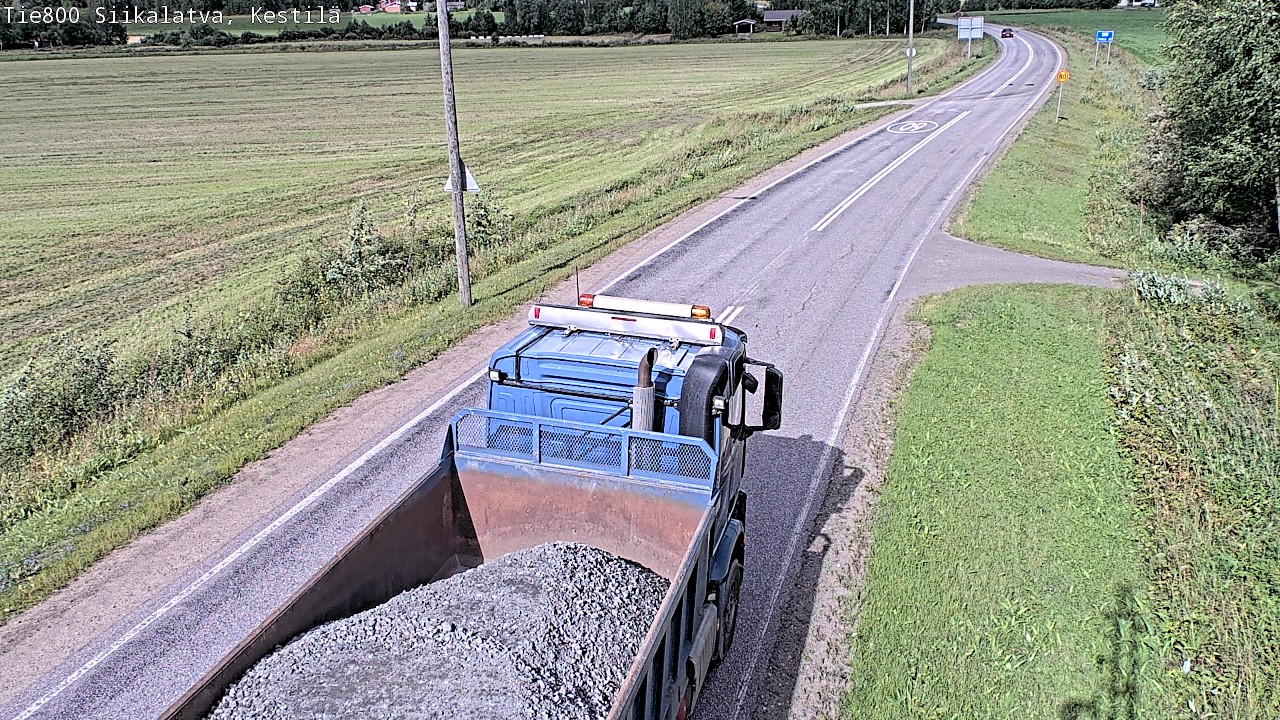 Weather Camera Image Väg 800 Siikalatva Kestilä, Siikalatva, Pohjois-Pohjanmaa