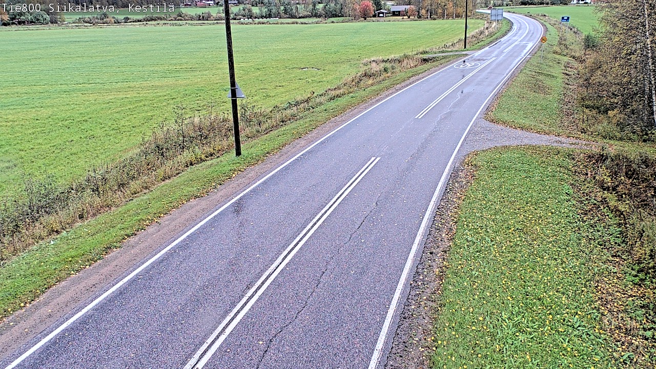 Weather Camera Image Road 800 Siikalatva Kestilä, Siikalatva, Pohjois-Pohjanmaa
