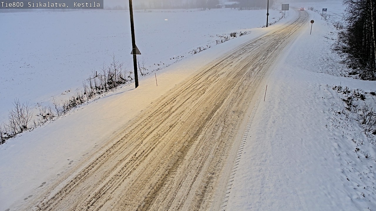 Weather Camera Image Road 800 Siikalatva Kestilä, Siikalatva, Pohjois-Pohjanmaa