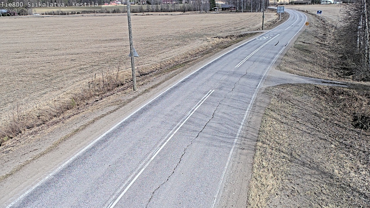 Weather Camera Image Road 800 Siikalatva Kestilä, Siikalatva, Pohjois-Pohjanmaa