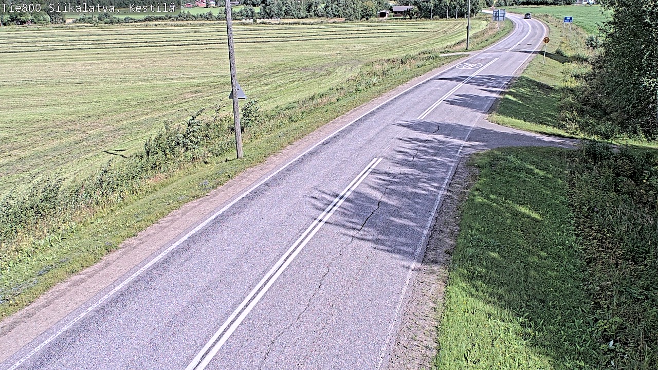 Weather Camera Image Väg 800 Siikalatva Kestilä, Siikalatva, Pohjois-Pohjanmaa