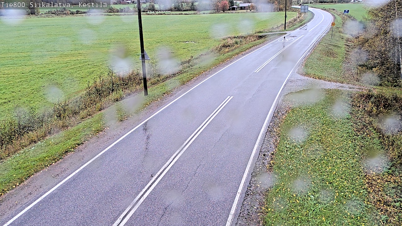 Weather Camera Image Väg 800 Siikalatva Kestilä, Siikalatva, Pohjois-Pohjanmaa