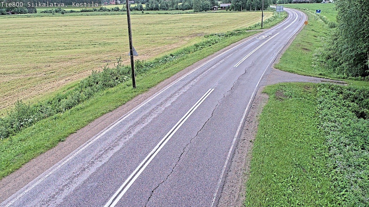 Weather Camera Image Road 800 Siikalatva Kestilä, Siikalatva, Pohjois-Pohjanmaa
