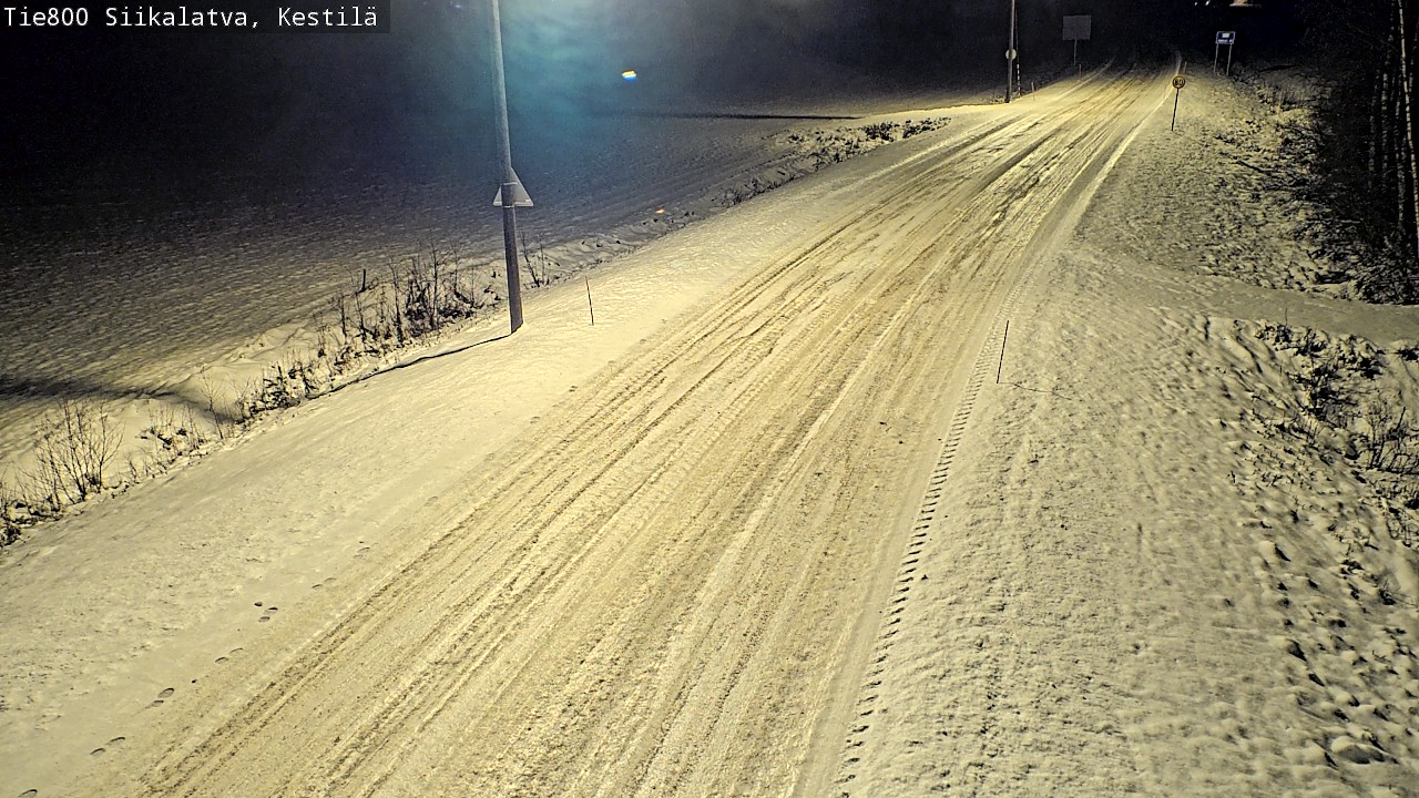 Weather Camera Image Road 800 Siikalatva Kestilä, Siikalatva, Pohjois-Pohjanmaa