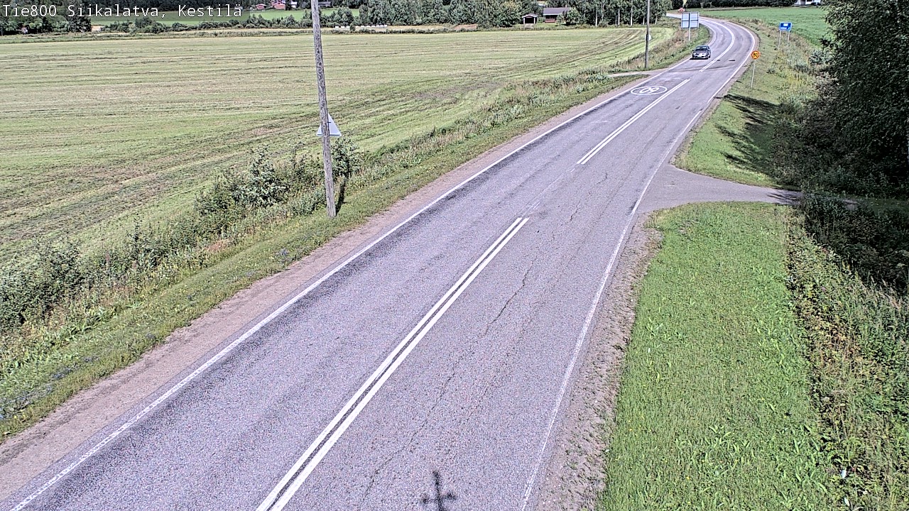 Weather Camera Image Väg 800 Siikalatva Kestilä, Siikalatva, Pohjois-Pohjanmaa