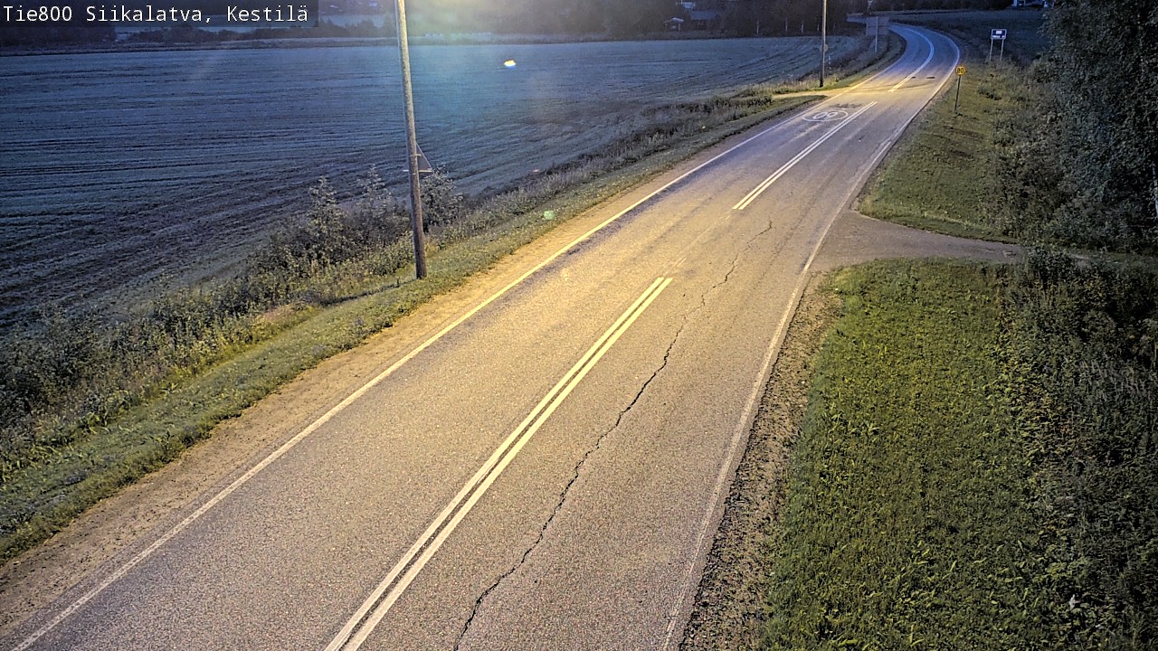 Weather Camera Image Väg 800 Siikalatva Kestilä, Siikalatva, Pohjois-Pohjanmaa