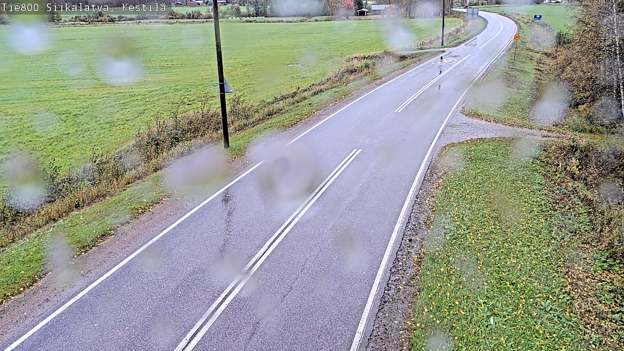 Weather Camera Image Väg 800 Siikalatva Kestilä, Siikalatva, Pohjois-Pohjanmaa