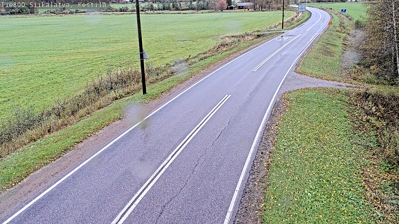 Weather Camera Image Road 800 Siikalatva Kestilä, Siikalatva, Pohjois-Pohjanmaa