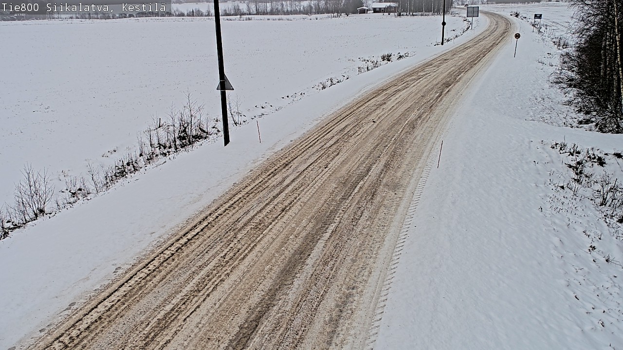 Weather Camera Image Road 800 Siikalatva Kestilä, Siikalatva, Pohjois-Pohjanmaa