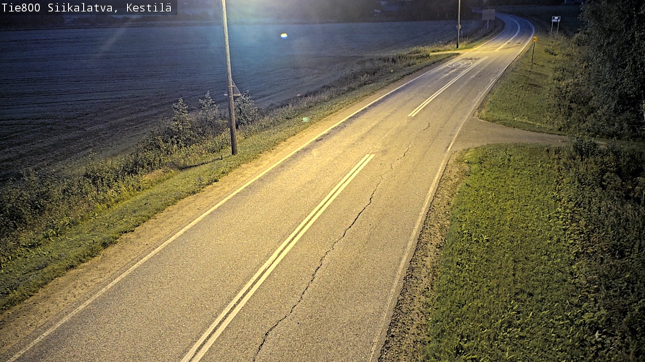 Weather Camera Image Väg 800 Siikalatva Kestilä, Siikalatva, Pohjois-Pohjanmaa