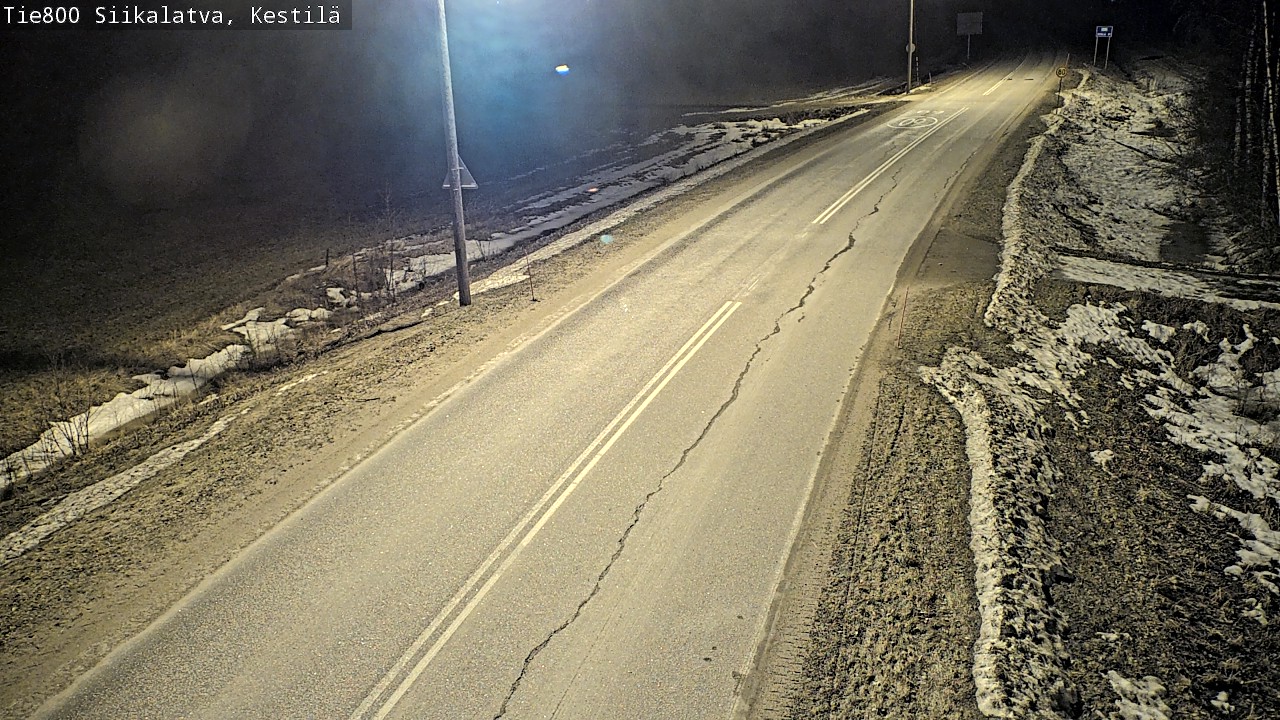 Weather Camera Image Road 800 Siikalatva Kestilä, Siikalatva, Pohjois-Pohjanmaa