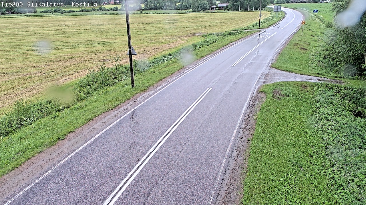 Weather Camera Image Road 800 Siikalatva Kestilä, Siikalatva, Pohjois-Pohjanmaa