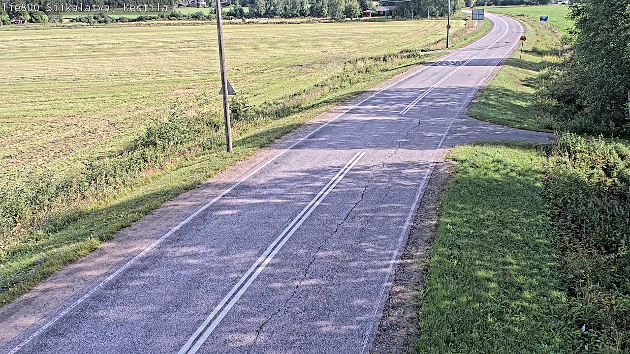 Weather Camera Image Road 800 Siikalatva Kestilä, Siikalatva, Pohjois-Pohjanmaa