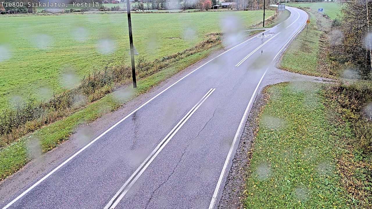 Weather Camera Image Road 800 Siikalatva Kestilä, Siikalatva, Pohjois-Pohjanmaa