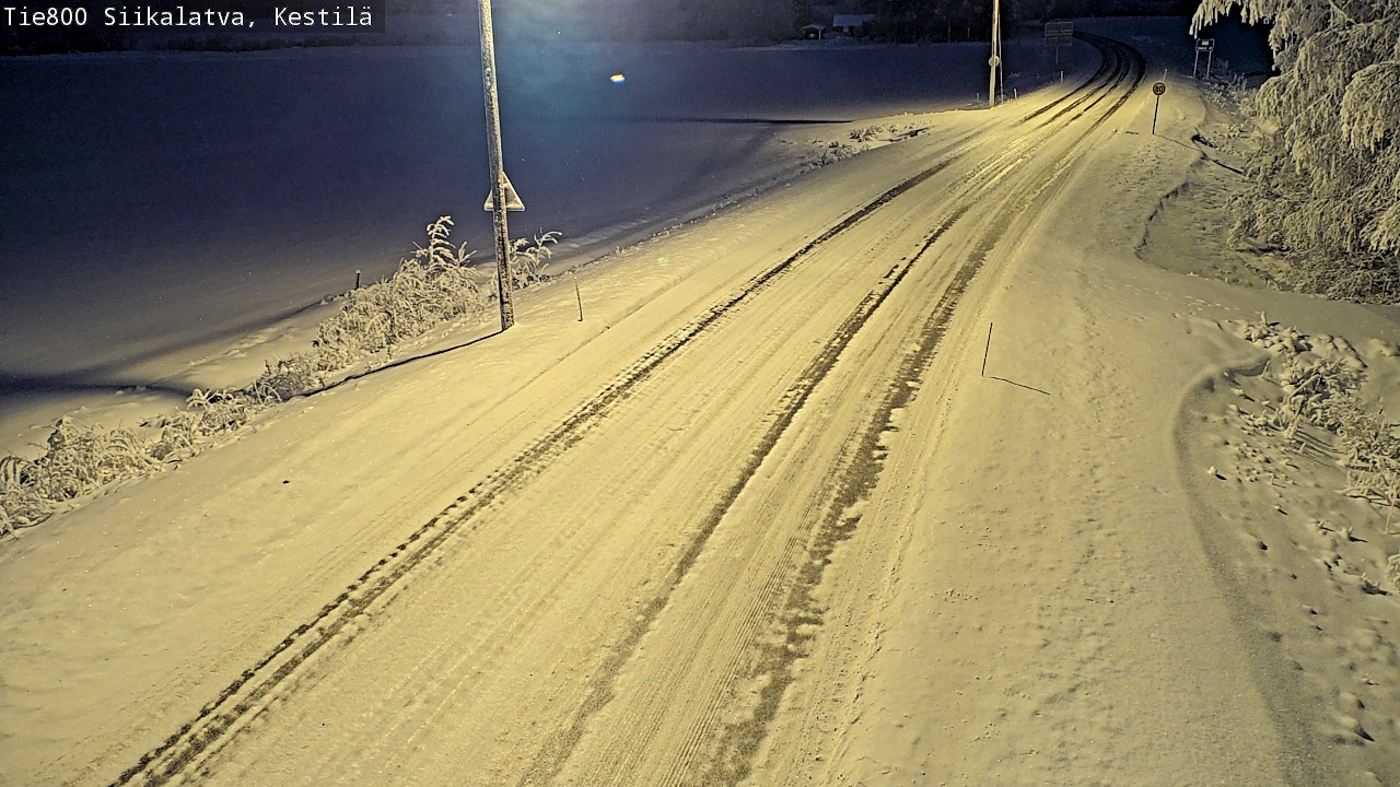 Weather Camera Image Road 800 Siikalatva Kestilä, Siikalatva, Pohjois-Pohjanmaa