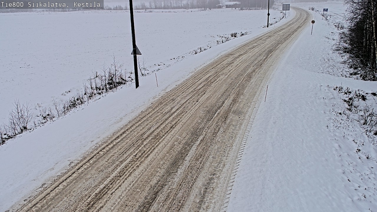 Weather Camera Image Road 800 Siikalatva Kestilä, Siikalatva, Pohjois-Pohjanmaa