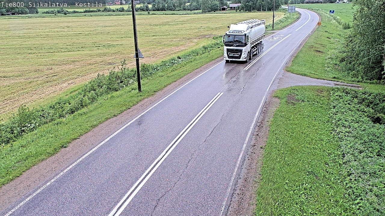 Weather Camera Image Road 800 Siikalatva Kestilä, Siikalatva, Pohjois-Pohjanmaa