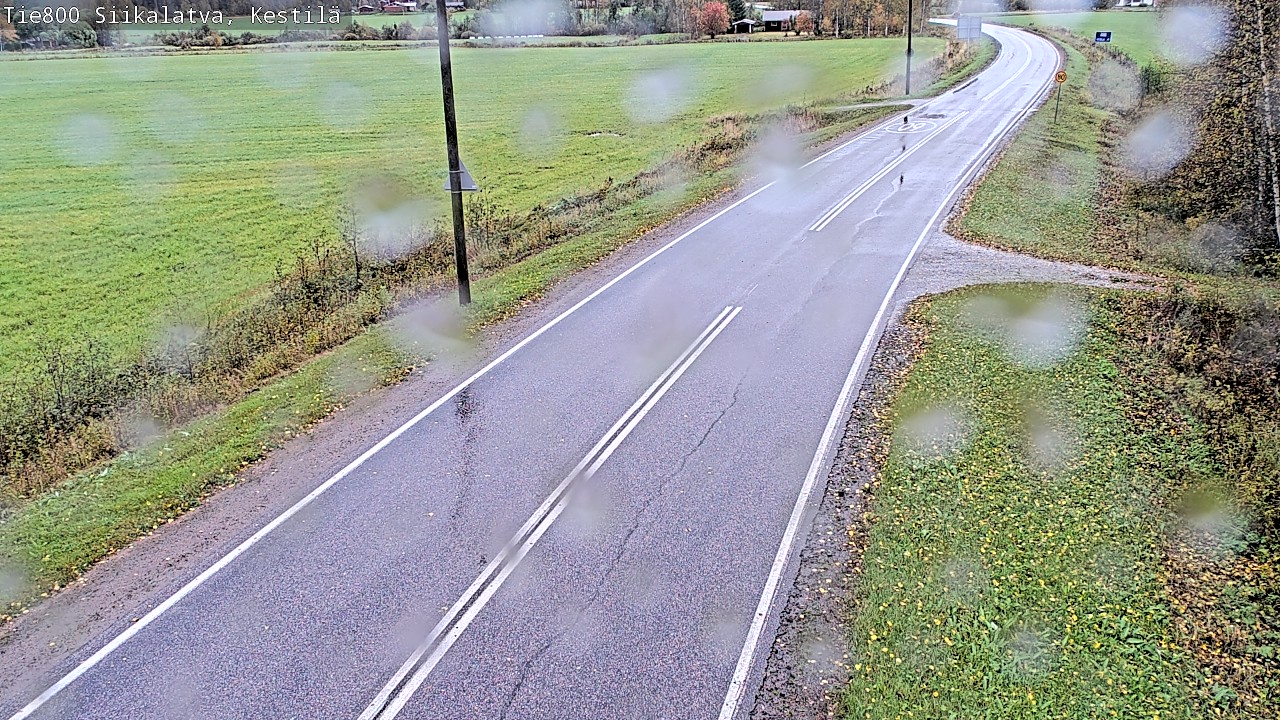 Weather Camera Image Väg 800 Siikalatva Kestilä, Siikalatva, Pohjois-Pohjanmaa