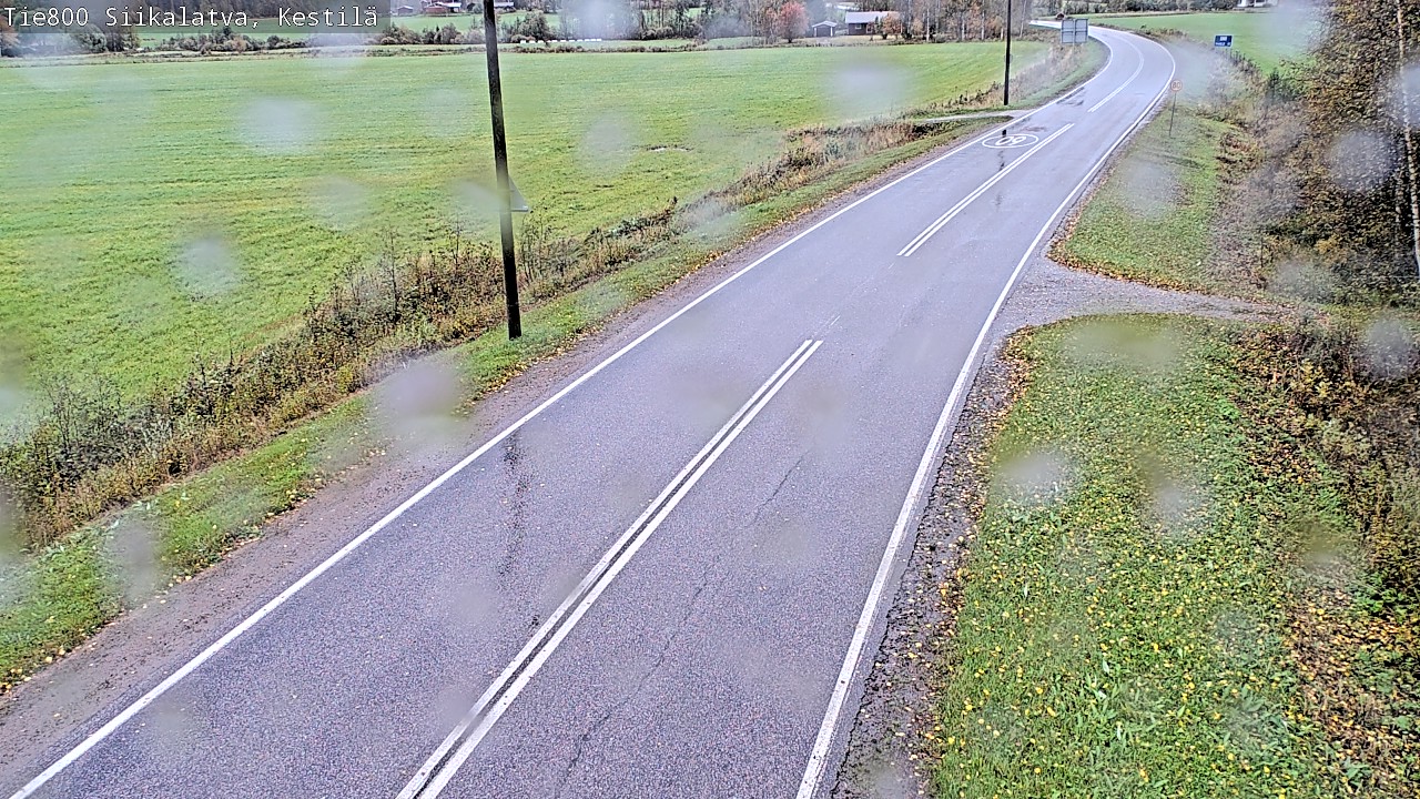 Weather Camera Image Väg 800 Siikalatva Kestilä, Siikalatva, Pohjois-Pohjanmaa