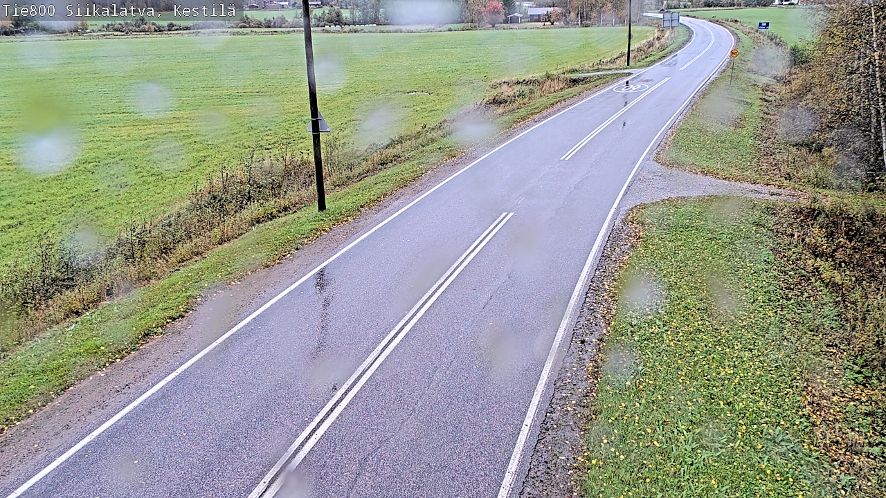 Weather Camera Image Väg 800 Siikalatva Kestilä, Siikalatva, Pohjois-Pohjanmaa