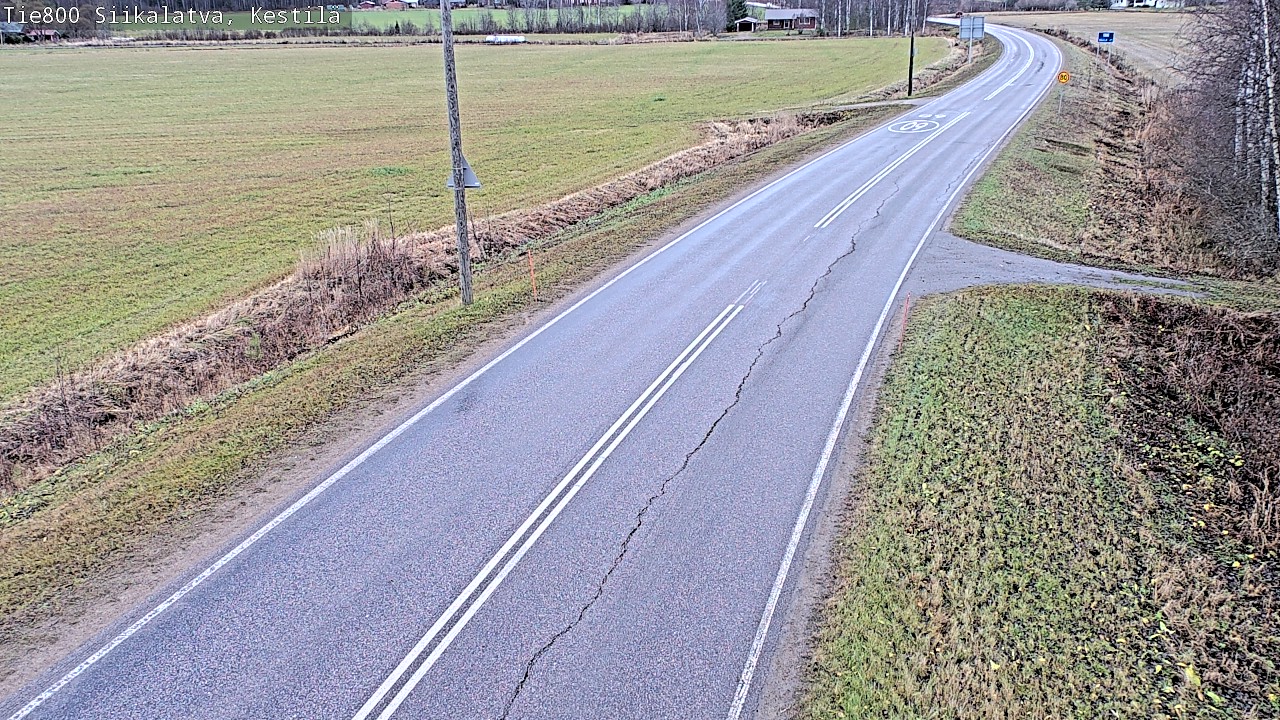 Weather Camera Image Road 800 Siikalatva Kestilä, Siikalatva, Pohjois-Pohjanmaa