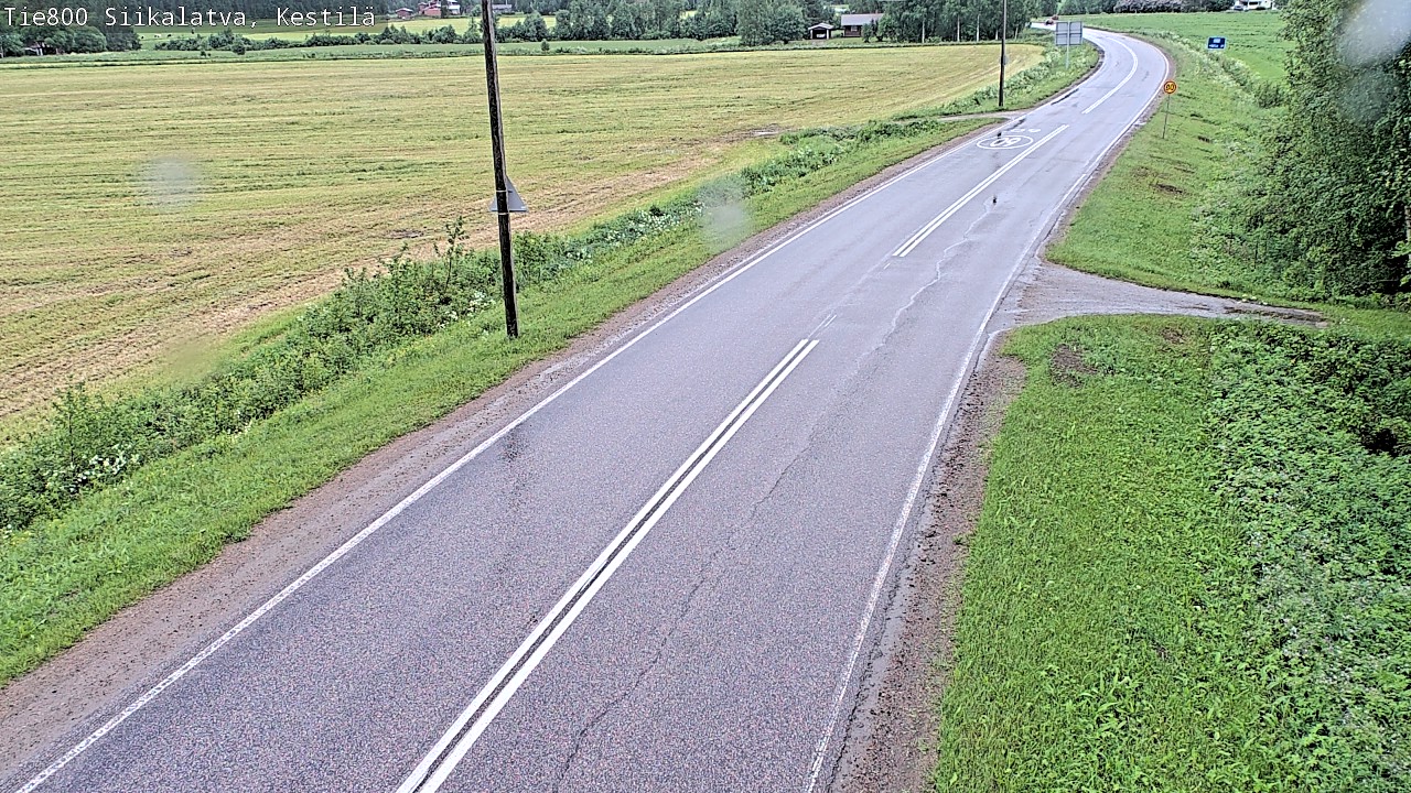 Weather Camera Image Road 800 Siikalatva Kestilä, Siikalatva, Pohjois-Pohjanmaa