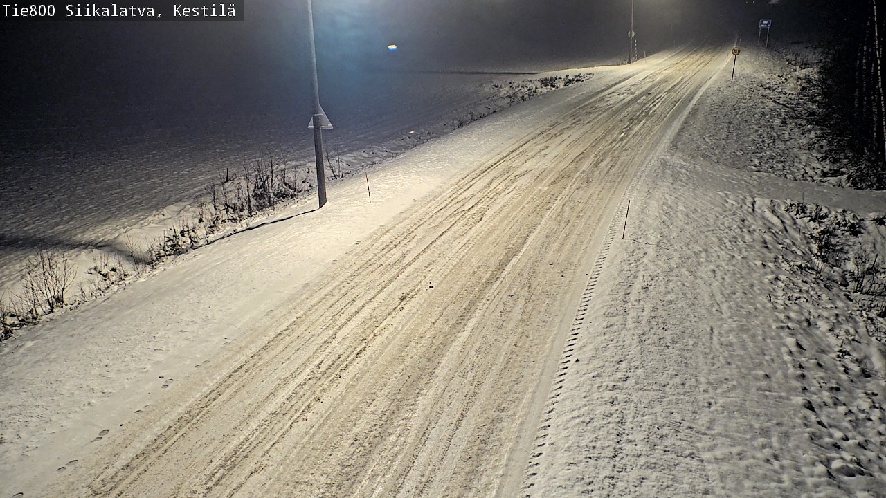 Weather Camera Image Road 800 Siikalatva Kestilä, Siikalatva, Pohjois-Pohjanmaa